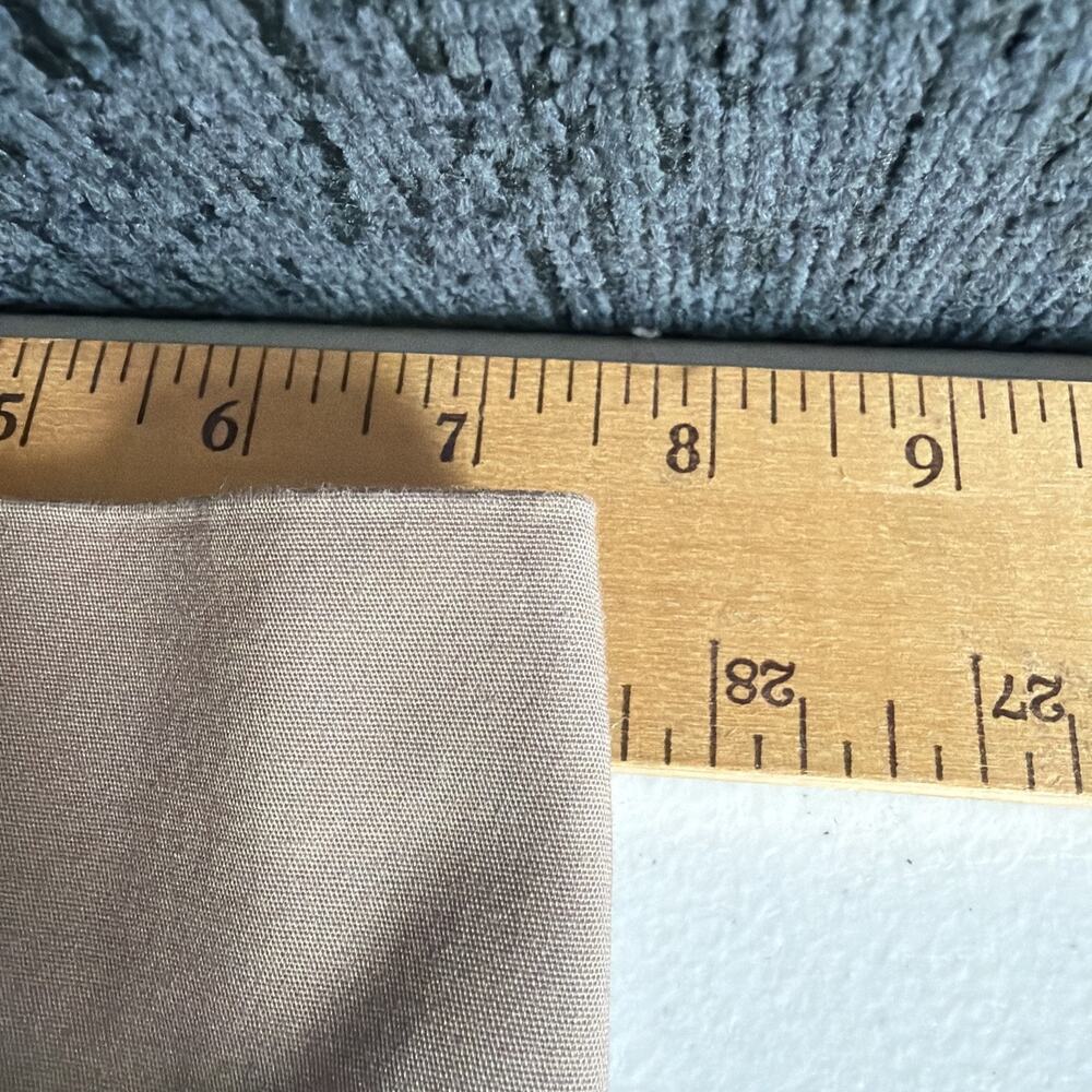Chico's 2.5 Chino khaki Cropped Pants large 14 capri vacation resort cotton - Picture 10 of 11